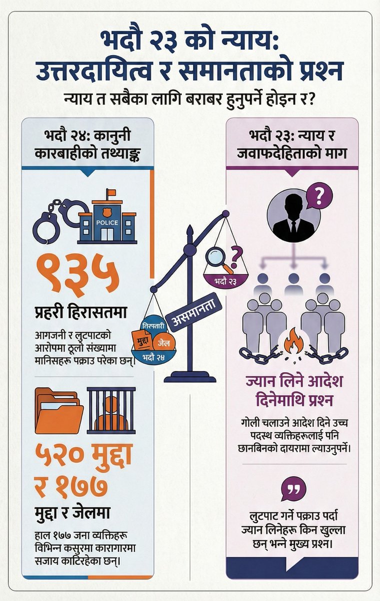 के भदौ 23 गतेको लाई मात्र कारबाही हुदैछ ??