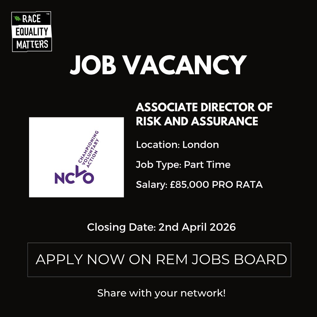 Race Equality Matters tweet media