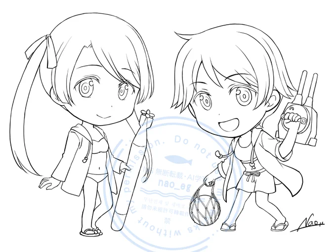 FANBOXに載せていた、2年半前から描き始めた絵。
5月か6月の艦これオンリーにアクスタとして出そうと思ってる 