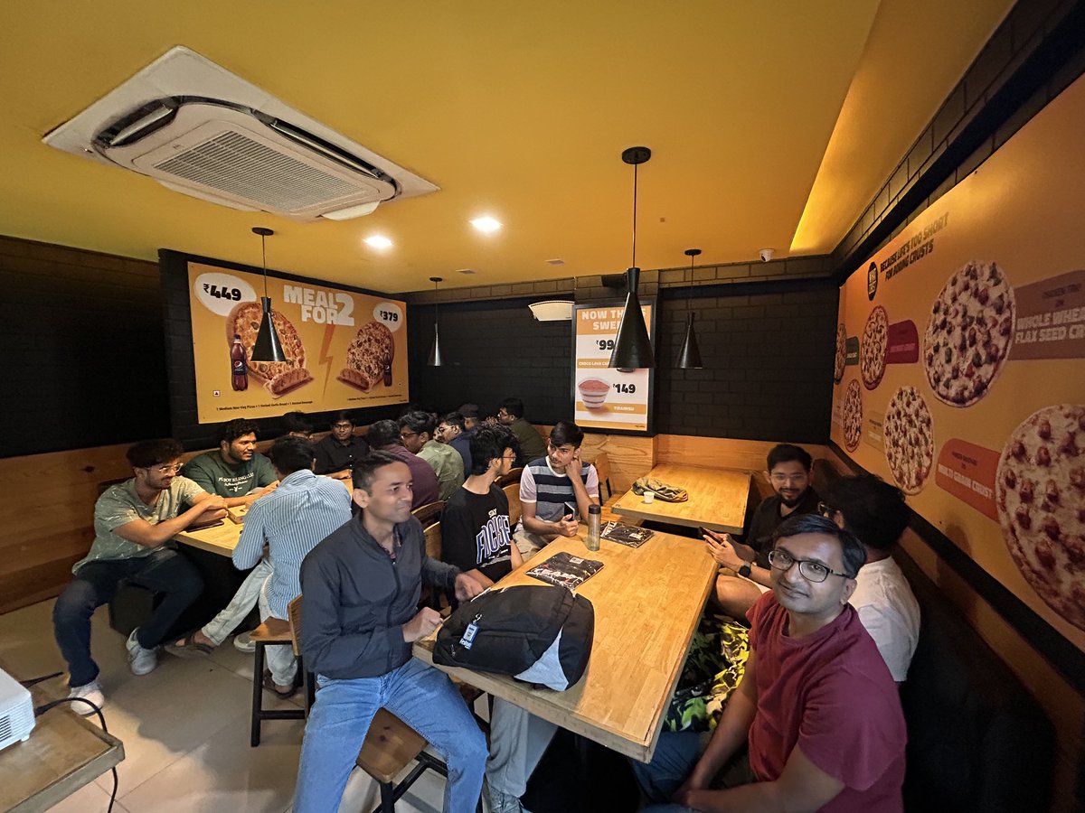 kartik_onchain's tweet photo. What an incredible @Team1IND meet-up in Pune!

Big thanks to @cryptoprofesso9 Sir and @CuteusMaximus sir for such a wonderful event, got to learn about Avalanche and connect with some future CEOs. 🚀 https://t.co/zBzKopJ3qq