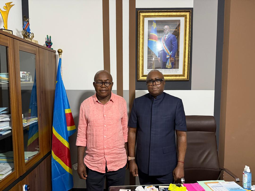 PatrickMeso4's tweet photo. Le premier vice-président du Sénat, l’honorable José Kalala wa Kalala a reçu, ce vendredi 27 mars 2026, dans son bureau privé, le président de l’ ABB  Patrick Meso. Au menu de leurs entretiens, la situation de la commune de Barumbu, elle  mérite une attention particulière.
E. M https://t.co/chIw0bWJ2b
