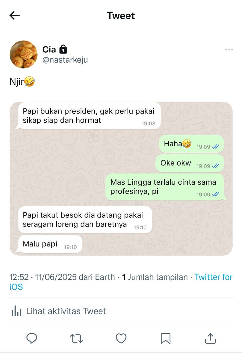 Mami Ingga || Thread AU terputus tweet media