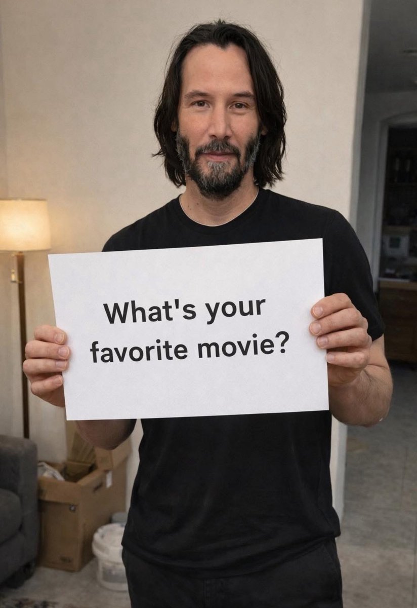 Keanu reeves tweet media