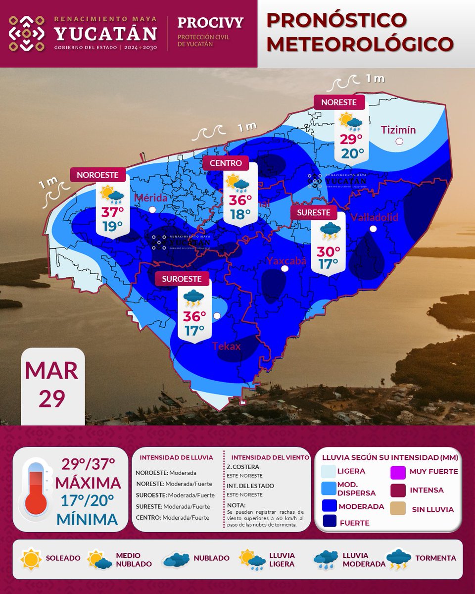 Protección Civil Yucatán tweet media
