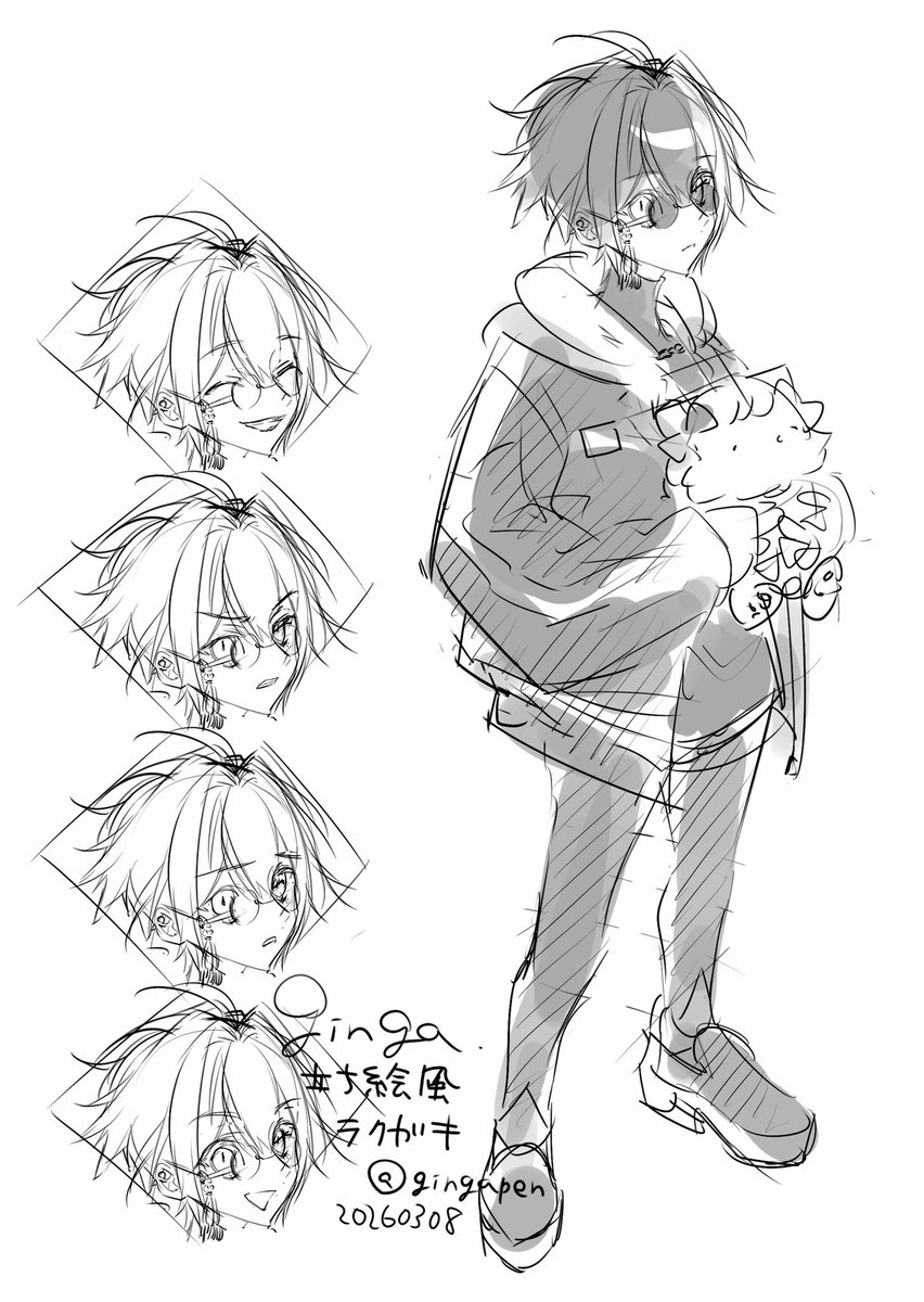 こういうタイプの絵ももっと描きたいです。精進！