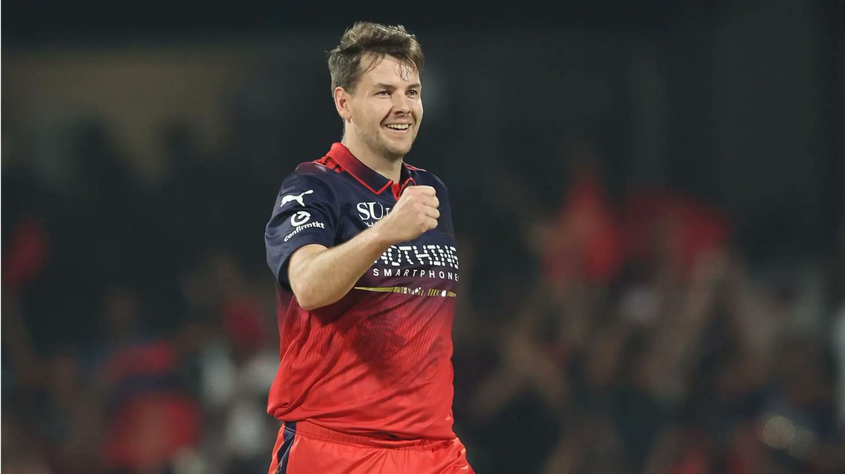 VNN_Cricket's tweet photo. Jacob Duffy's 3/22 against SRH makes him the first Kiwi player to win POTM on debut since Brendon McCullum's 158* against RCB in 2008! Historic. https://t.co/ZAj25eXTUs
