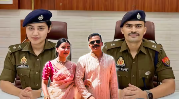 EkSandesh24's tweet image. जोधपुर में शाही अंदाज़ में सजी IPS कपल की बारात—जोधपुरी सूट, काला चश्मा और कृपाण के साथ SP केके बिश्नोई, आज ASP अंशिका वर्मा संग सात फेरे
#IPSCouple #KKBishnoi #AnshikaVerma #JodhpurWedding #RoyalWedding #UPPolice #PowerCouple