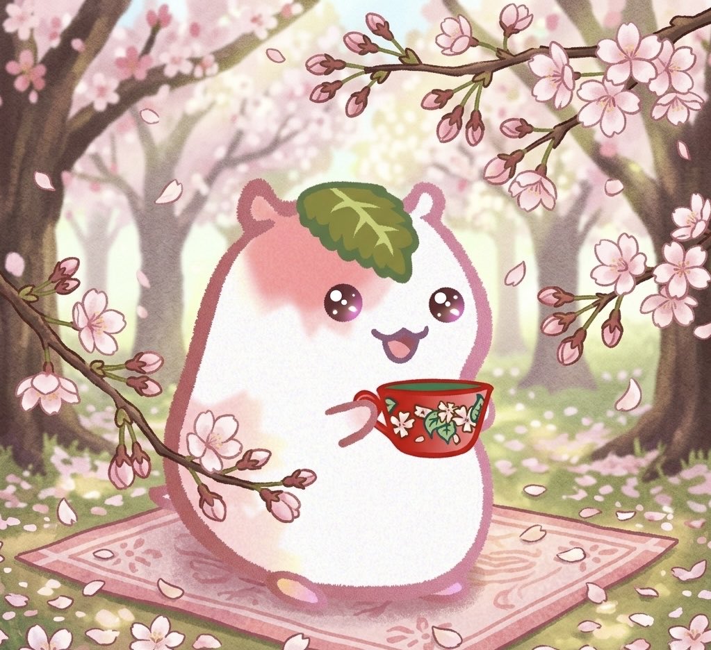 うわぁ〜🌸

#ハムカップ