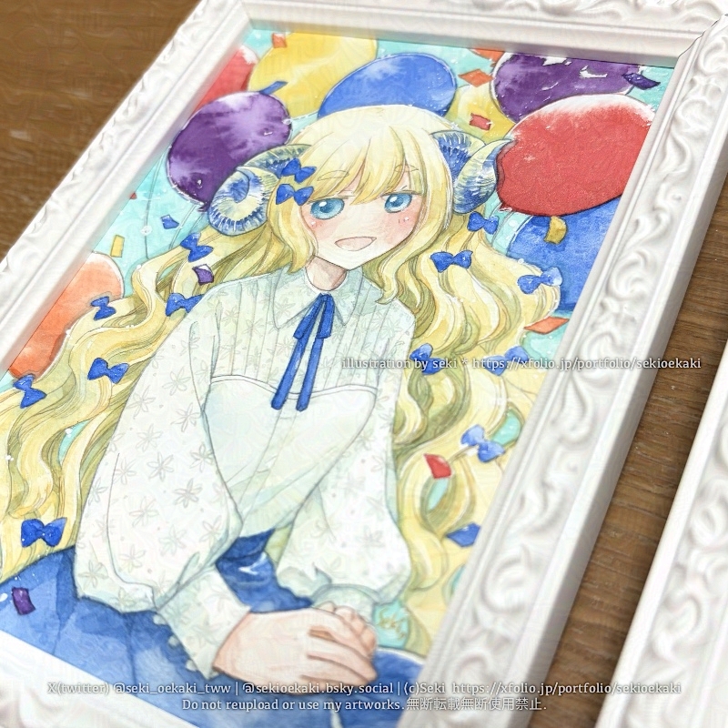 展示のお知らせ記事を投稿しました。＼全体公開／です。ぜひご覧ください〜！glad.さんの４周年記念展です🎉

【4/4土〜4/11土：大阪・大阪市西区】展示会「幸せの鐘のなる頃に４」お知らせ
xfolio.jp/portfolio/seki…