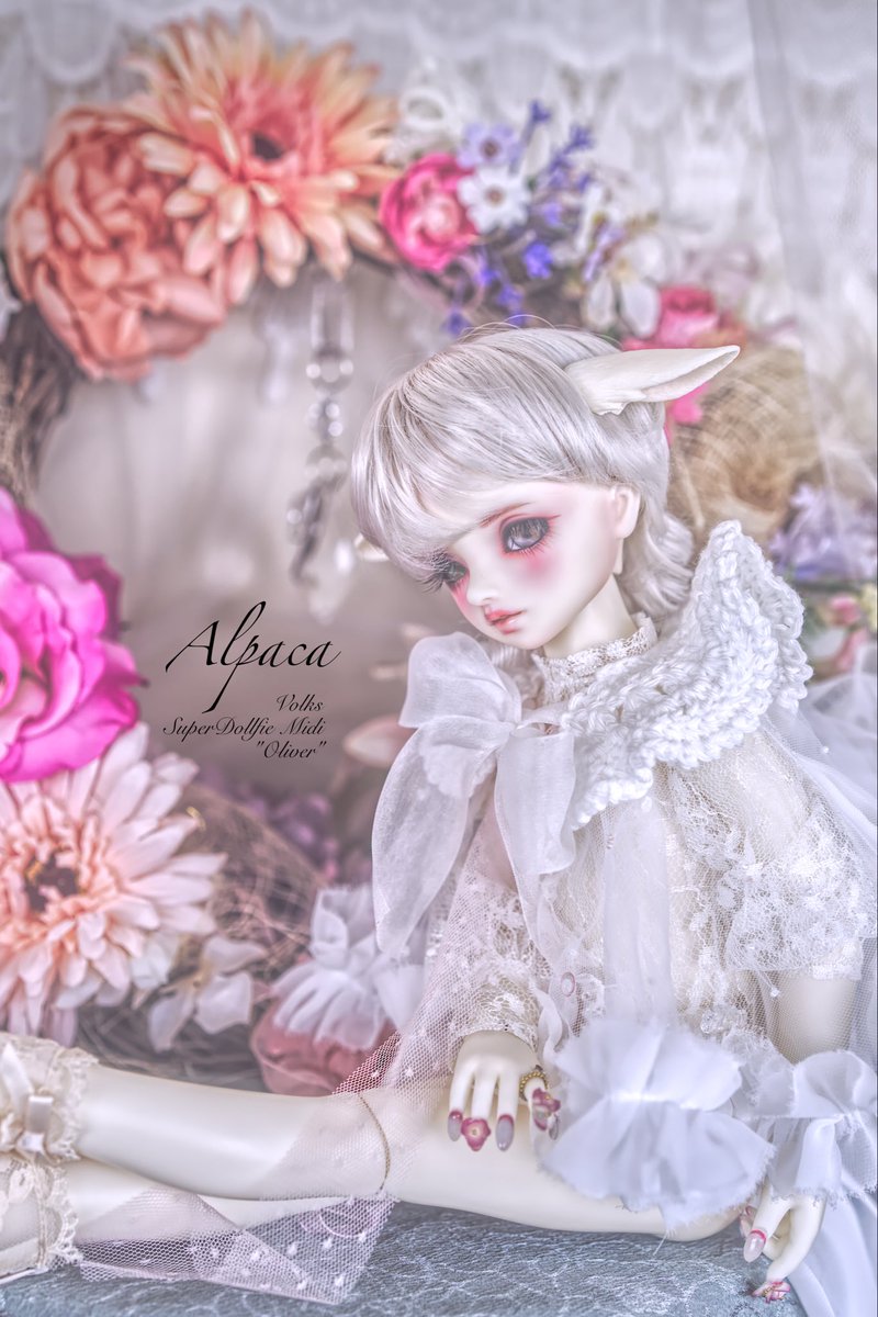 速報通り、里で徳を積んでまいりました♪
お供のアル君は #DeeRibbonWig 様の新しいLUCIANでリニューアル！。
お洋服はイドルでお迎えしたvent様 ( <a href="/vent_0328/">vent</a> )の雪妖精の装い……少し危険な匂い…

#fulltammake
#hacktネイル