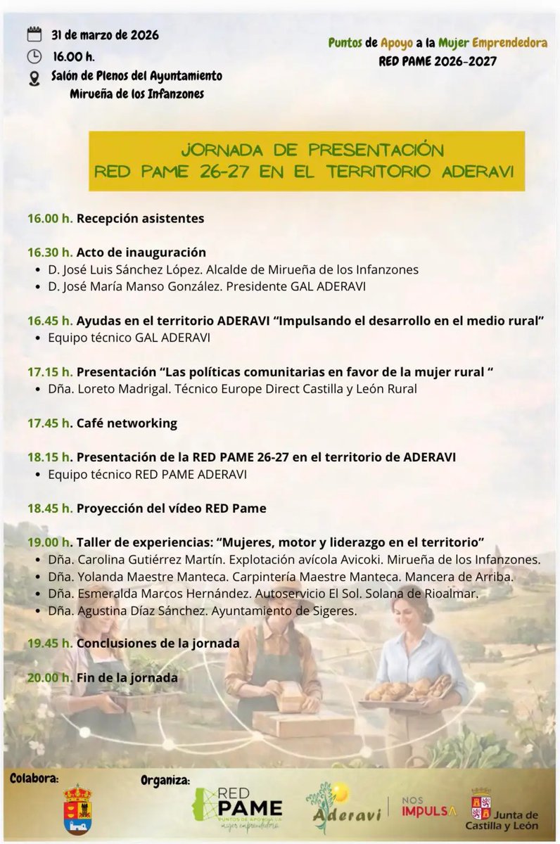 Martes 31 de marzo en Mirueña.
<a href="/Aderavi_info/">Aderavi</a> #SierraDeÁvila