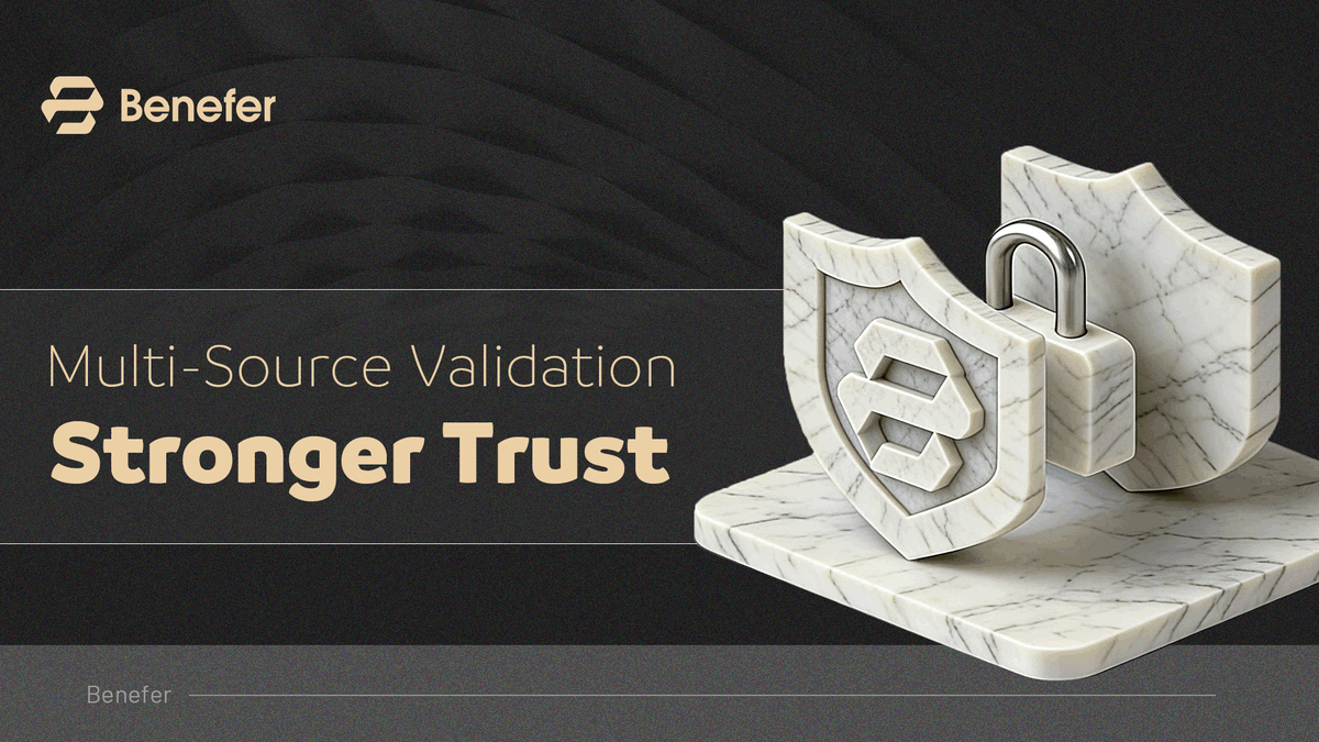 Benefer_BEF's tweet photo. A single data source cannot support full trust. ๐งฉ
Device data, manual input, and API data
become stronger through cross-verification.
Benefer is advancing multi-source data validation. ๐
#Benefer #BigData #Traceability #DataVerification #Web3 #DigitalTrust https://t.co/E9dvykLtTx