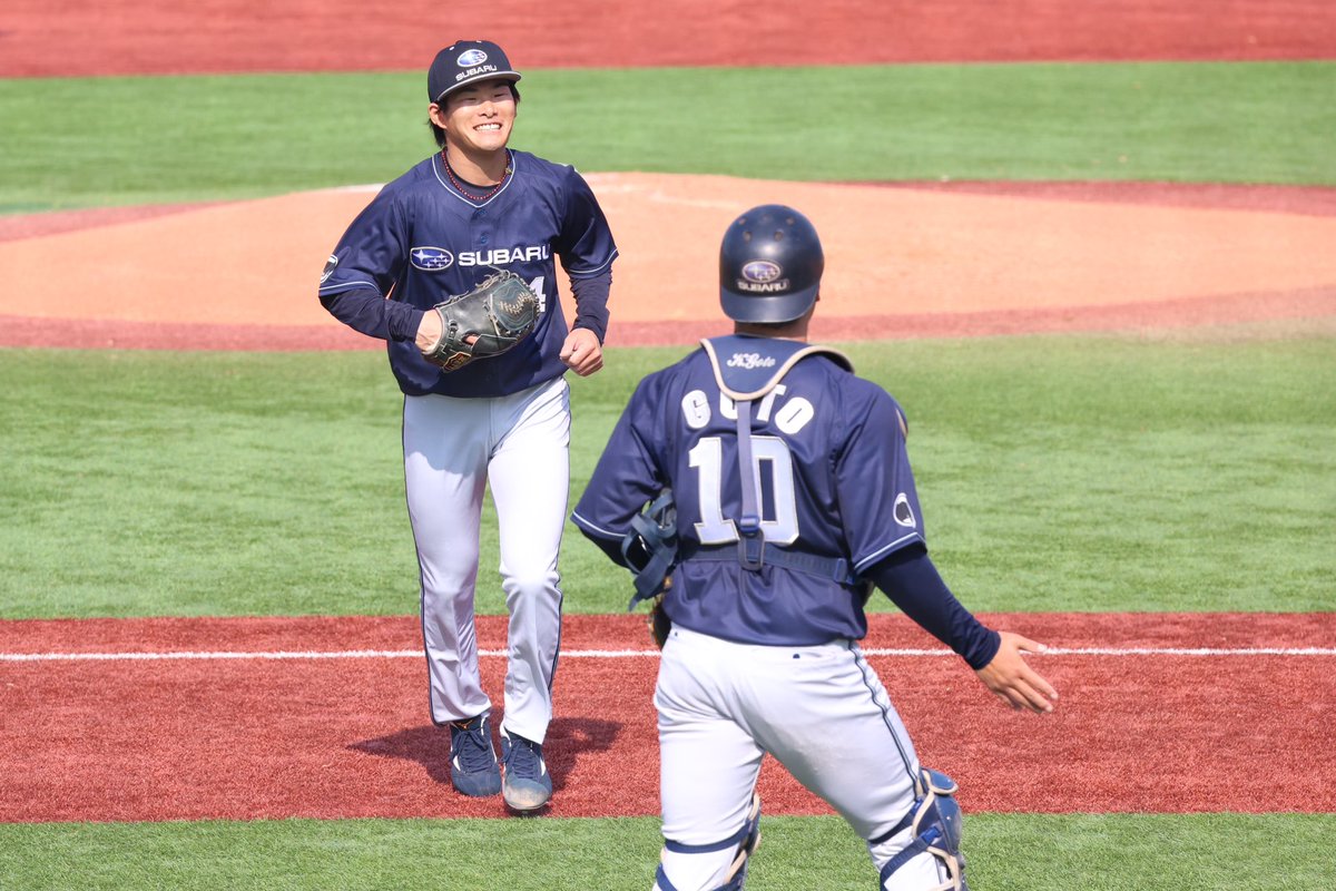 akr89__'s tweet photo. 3/29 SUBARU vs KEIO
松永くん、お元気そうでなにより！！
SUBARUでも１４つけてるの見れて嬉しいな〜🥹✨✨
先発で4回無安打！ナイスピッチング！！
これからも頑張れ〜✊ https://t.co/rvWvL0bSTr