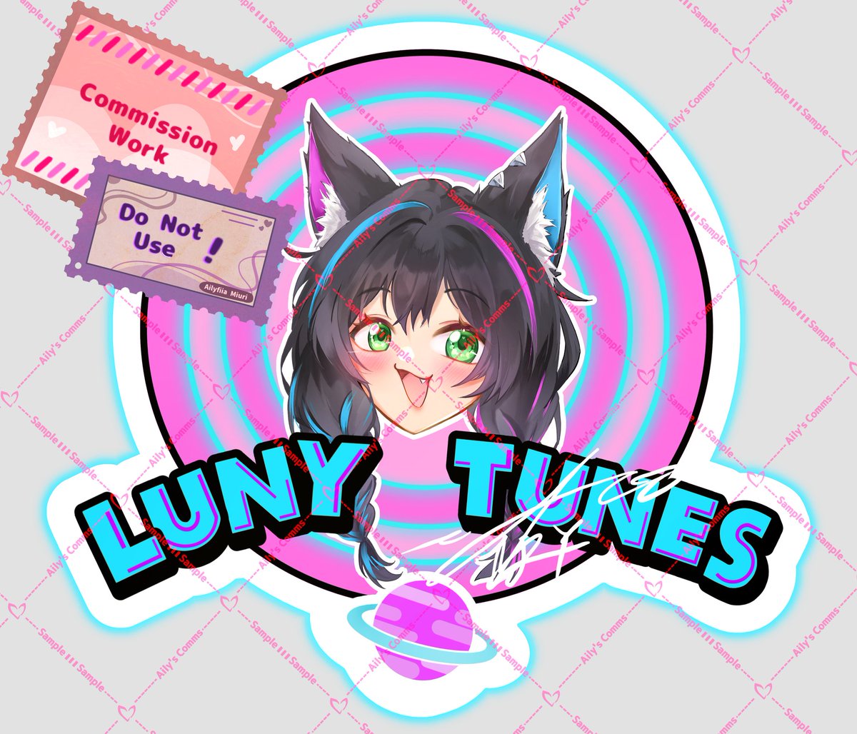 lyfiia_miuri's tweet photo. Another commission for @ilmenstein1980! 'LunyTunes' that obviously inspired from LooneyTunes❣️Honestly such a genius idea from Ilmen 😭 @lunywoo fits perfectly which is just so funny ;;  so excited from start to finish on this one 🥹🫶 Thankyou again💕💕

#LunyWorks #VTuber https://t.co/NZVqFaMDUy