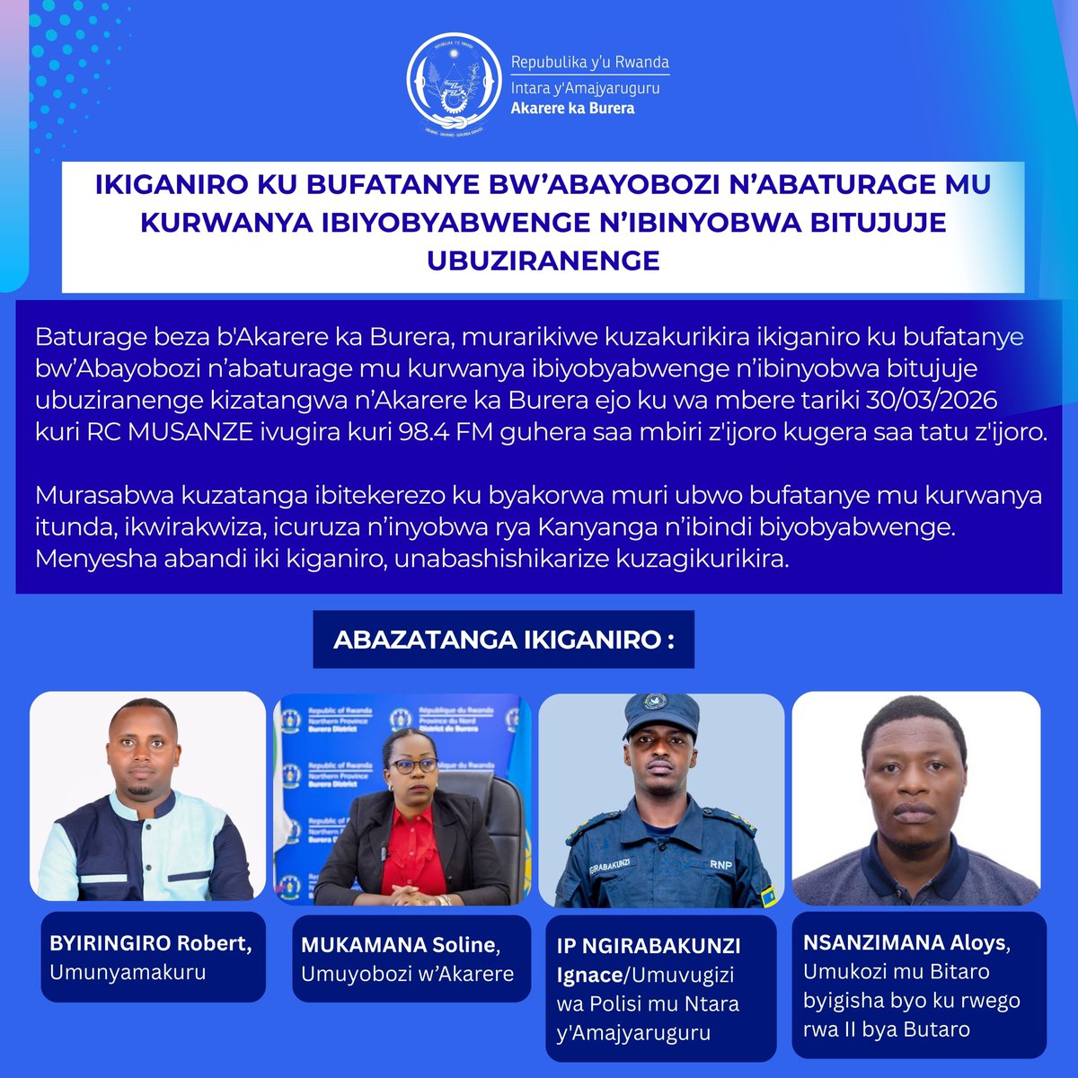 Burera District tweet media