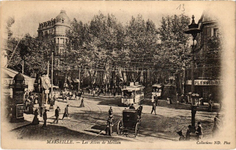 Marseille - Les Allees de Meillan à #Marseille #CartePostaleAncienne 👉 cartorum.fr/carte-postale/…