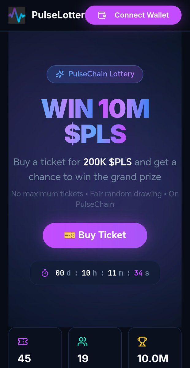 Pulse Lottery tweet media