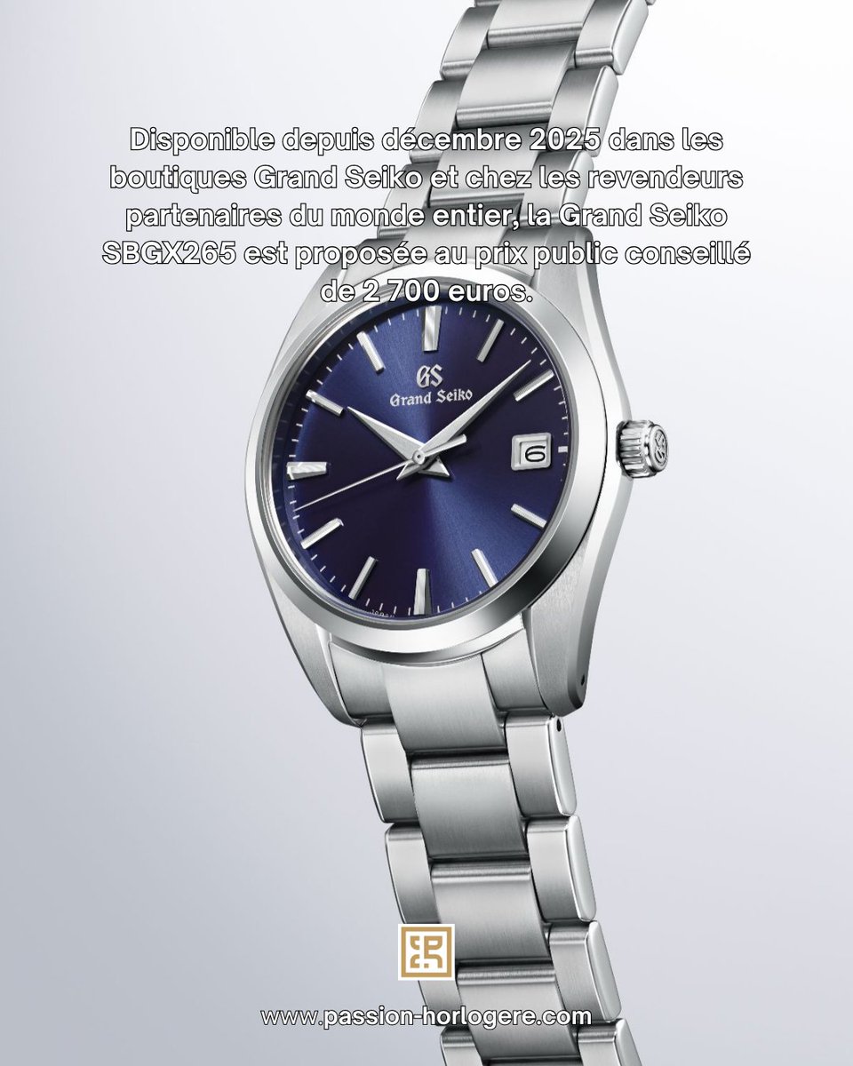 Grand Seiko ouvre enfin au monde la SBGX265. Une Heritage Quartz 37 mm au cadran bleu, avec un calibre 9F62 assemblé à la main. À lire sur Passion Horlogère.
passion-horlogere.com/grand-seiko-sb…
#GrandSeiko #SBGX265