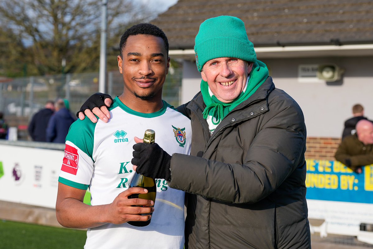 WELL DONE, KAYA! ⚪️🟢

Goal scorer Kaya Tshaka was chosen as our man of the match in 1-0 win at South Park. Peter Hood from Rocks Radio hands the over bubbly. Thanks to Mark McLeod at MPCL Painting &amp; Decorating for sponsoring the award.

📸 <a href="/lynandtrev/">Lyn & Trev Sports Photography ⚽️</a>