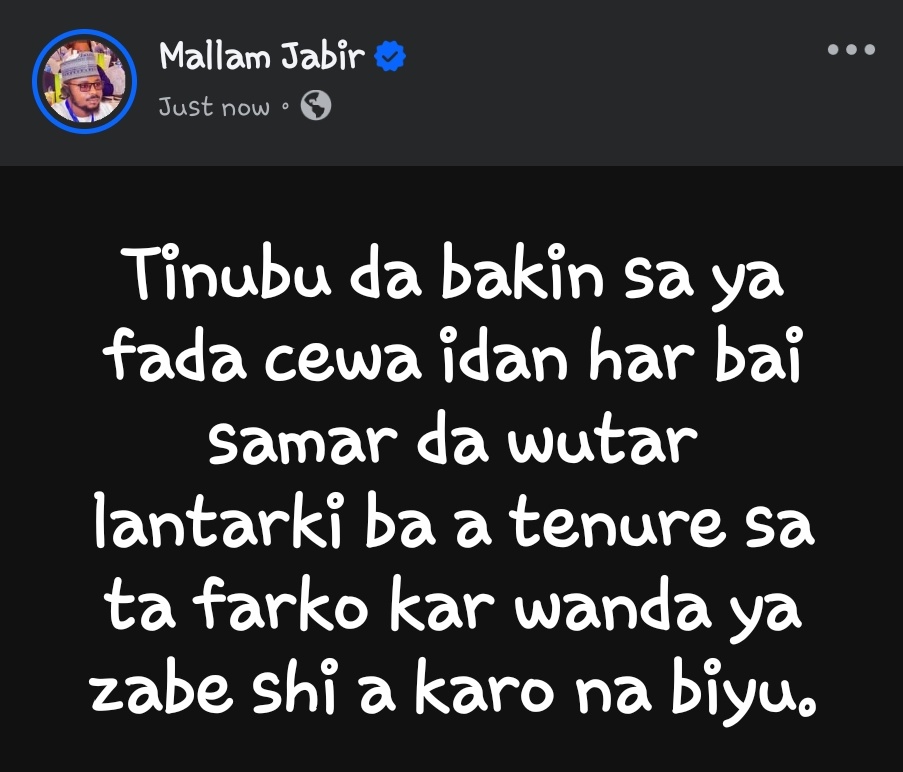 Mallam jabir tweet media