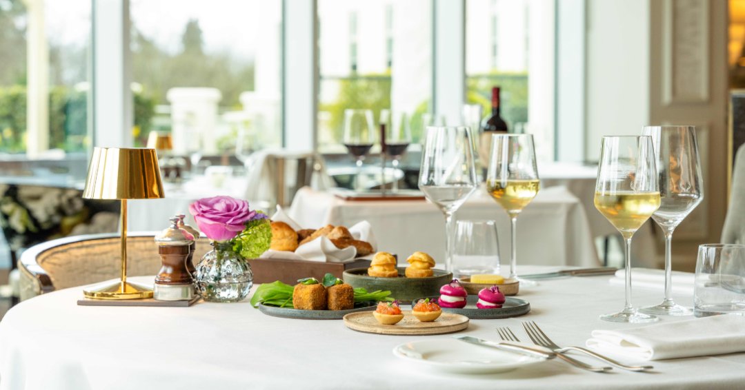 powerscourtHtl's tweet photo. A taste of the season in every dish, beautifully served at Sika. 
#PowerscourtExperience #EscapeToTheEstate #SikaRestautant #PowerscourtSpring https://t.co/DLMi9e8Gtf
