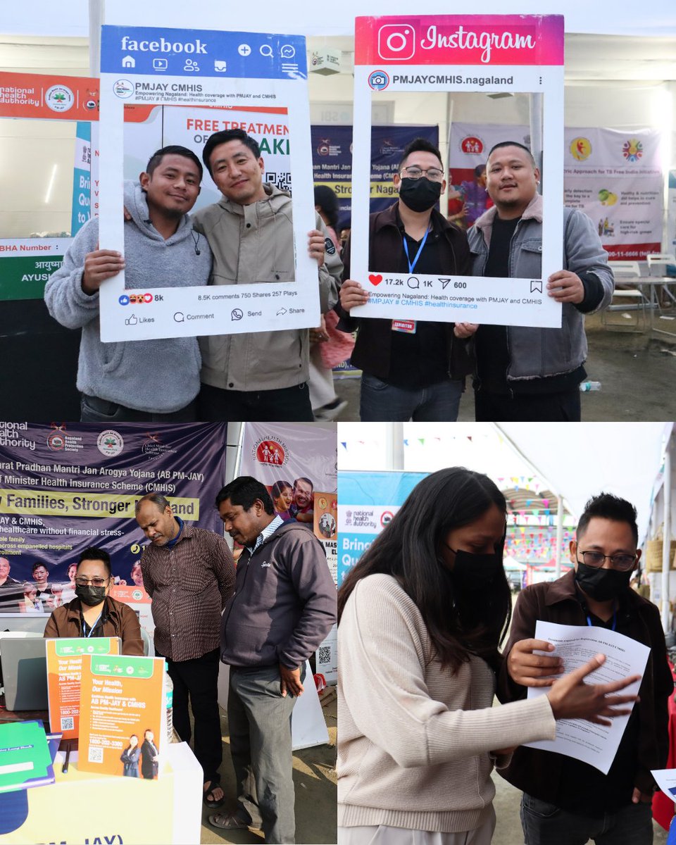 NHPSNagaland's tweet photo. Day 2 at the NHPS Stall, Saras Fair 2026 🎪

Loved the amazing visits from our AB PM-JAY &amp; CMHIS beneficiaries💙

Haven’t stopped by yet? We’re waiting… when are you visiting us?

#pmjay #cmhis #nhps #nagaland https://t.co/N7X2X45bGf