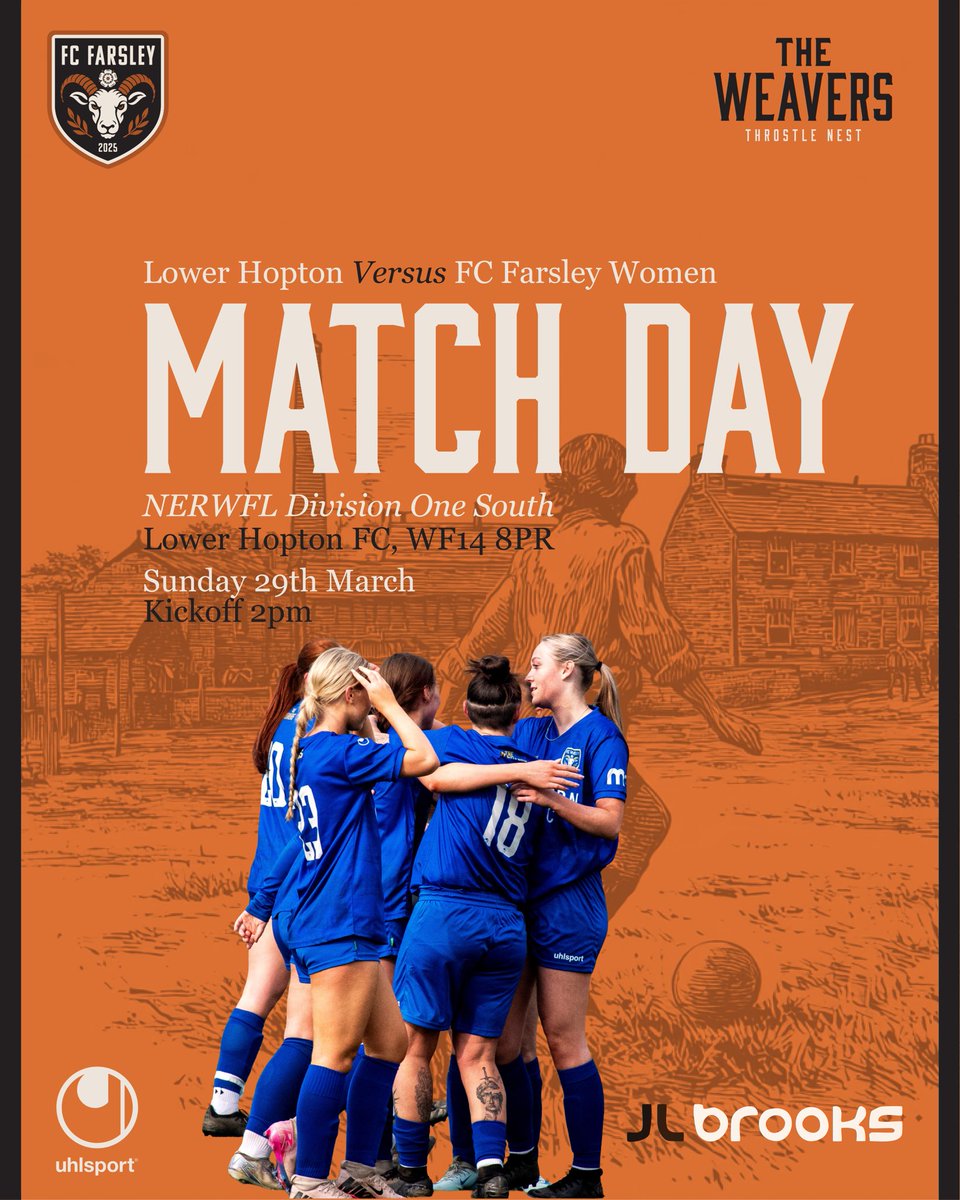 FCFarsleyWomen's tweet photo. MATCH DAY IS HERE! 🔵🟡🧵
Back on the road today as we take on Lower Hopton in a NERWFL Division One South fixture.
#fcfarsley #theweavers #farsley #womensfootball #nerwfl https://t.co/aKh8lL7g7f