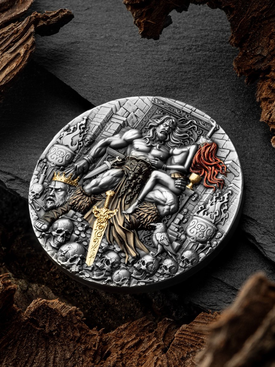 TScoinCompany's tweet image. ⚔️ 𝗕𝗮𝗿𝗯𝗮𝗿𝗶𝗮𝗻 𝗞𝗶𝗻𝗴
Conqueror of kingdoms.
2 oz high relief coin.

#TScoin #AttentionToDetails