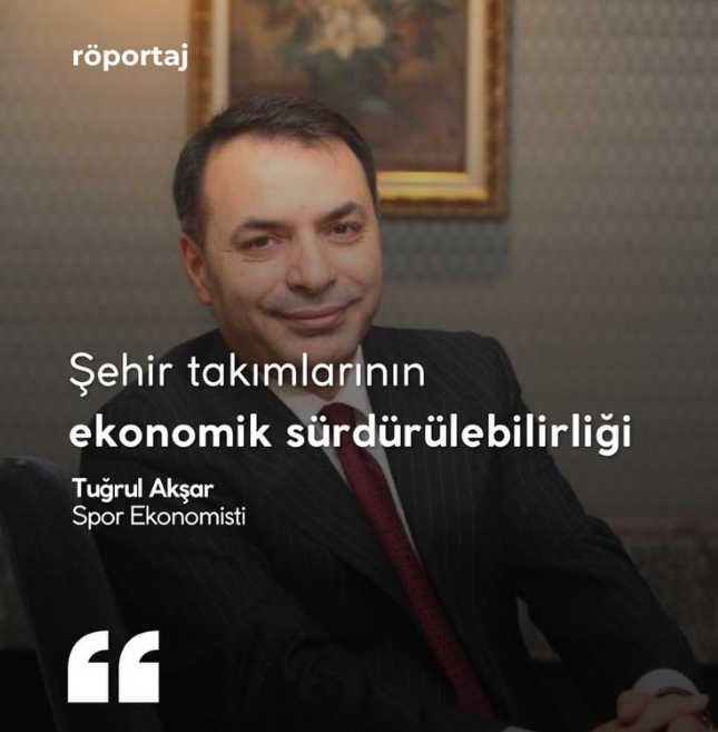 Spor ekonomisti Tuğrul Akşar, Sosyal Ellidört'ün sorularını yanıtladı:

❝Eğer mevcut yapısal sorunlar ve zihniyet devam ederse, önümüzdeki 10 yıl içinde Türk şehir takımlarını oldukça karanlık ve acımasız bir tablo bekliyor❞

<a href="/tugrul_aksar/">Tuğrul Akşar</a> <a href="/futbolekonomi/">FutbolEkonomi</a>
sosyalellidort.com/soruluncasoyle…