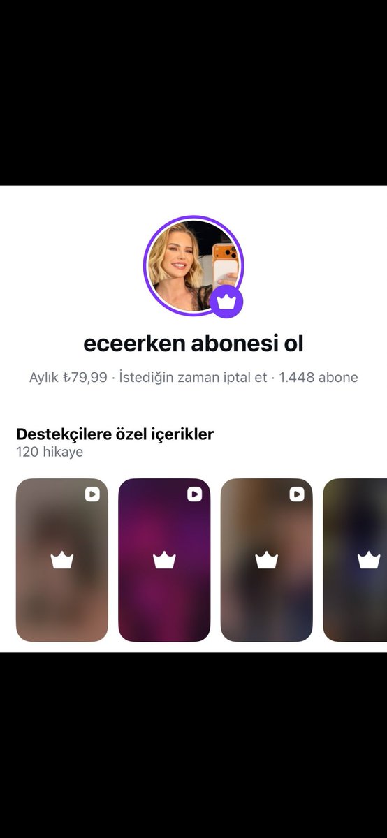 Ece Erken, Instagram abonelikte 1.448 kişiye ulaştı.
1 aylık sürede 115 bin TL kazandı.