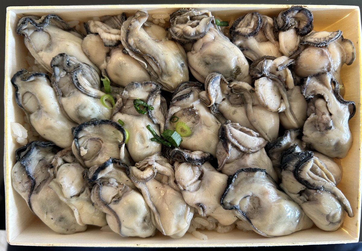 今シーズン最後の🦪牡蠣飯堪能