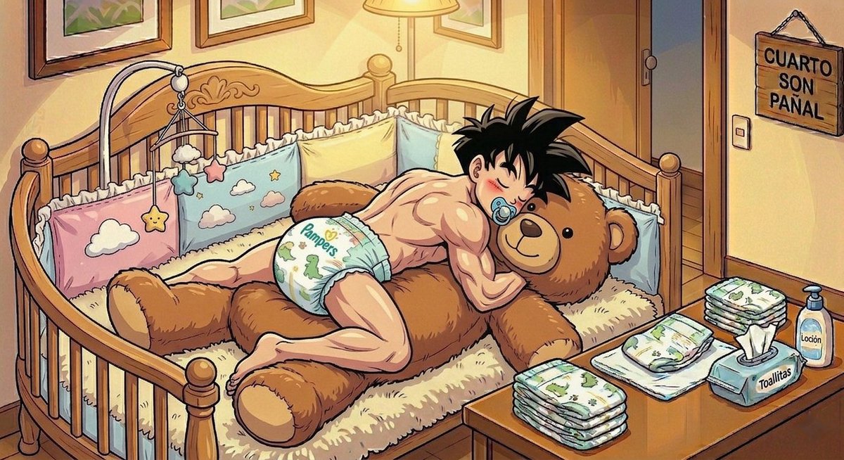 BabyGohan01's tweet photo. Gohan durmiendo como un bebé literal. :3 https://t.co/EGWXs4nqOb