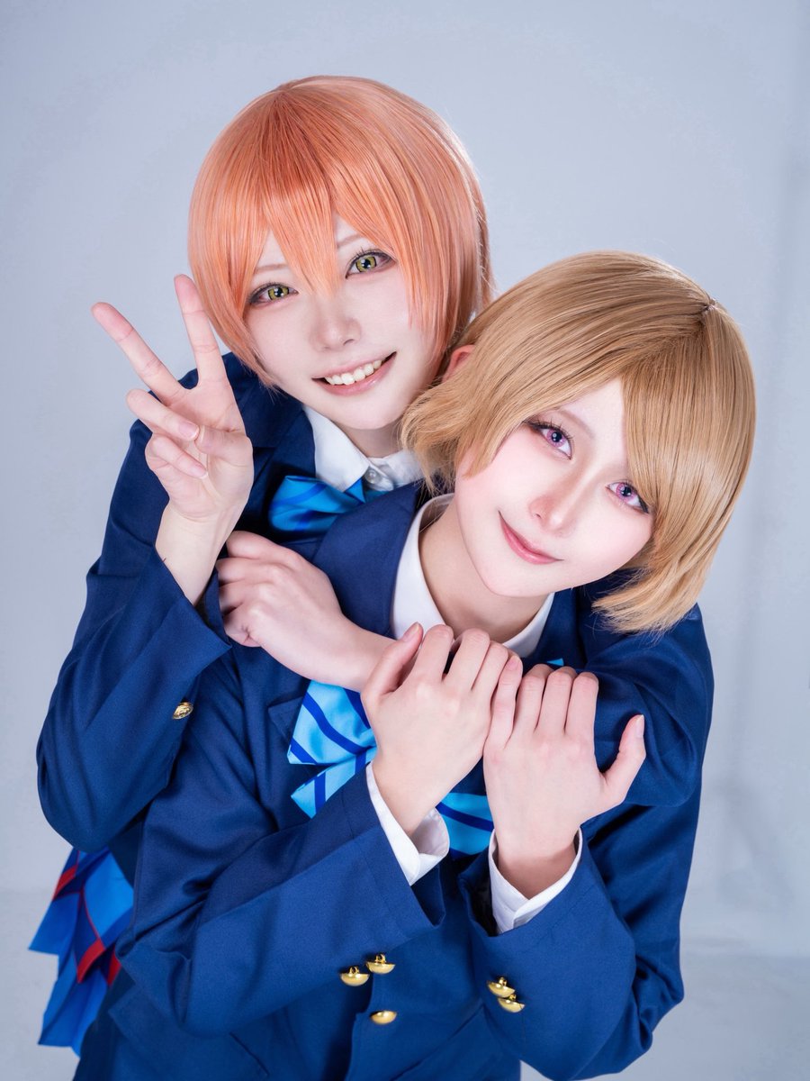 ⚠︎cosplay     Love Live!

｡*⑅୨୧   ┈┈┈┈┈┈┈┈┈┈┈┈┈  ୨୧⑅*｡
     
　　　　🧡星空凛　　小泉花陽💚

｡*⑅୨୧   ┈┈┈┈┈┈┈┈┈┈┈┈┈  ୨୧⑅*｡

#みちのくみゅーずの放課後タイム