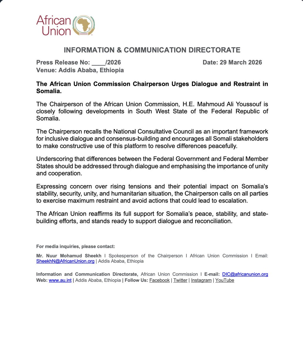 African Union tweet media