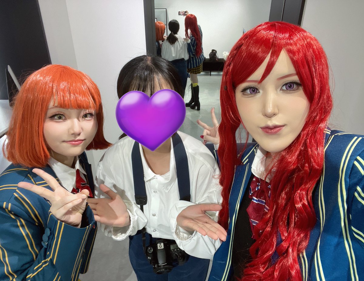 ⚠︎コスプレ
改めて、今日は初・女装‼️ 初・友ちゃん‼️でした💖💖💖
短い時間だったけど撮れ高満足でしあわせ
友春ちゃんも学園制服も可愛すぎたな🫶🫶

🩵おうりちゃん (<a href="/ouri_a_tan20/">おうり</a> )
📸リズさん (<a href="/Rizu0080/">リズ 低浮上気味</a> )