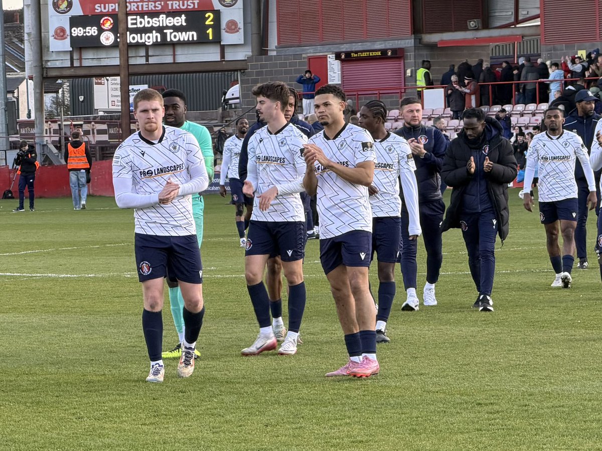 McDscrote's tweet photo. Last photos of yesterdayβs #ENLS match at Stonebridge Road. @EUFCofficial 2-1 @sloughtownfc #EUFC #thefleet #sloughtownfc #rebels #COYR #rebelsontour #rebelarmy #sloughtownawayallezallez #scottydaviesrebelarmy #OneSlough #busstationsonfire #parklife https://t.co/Kz8FwAO45F