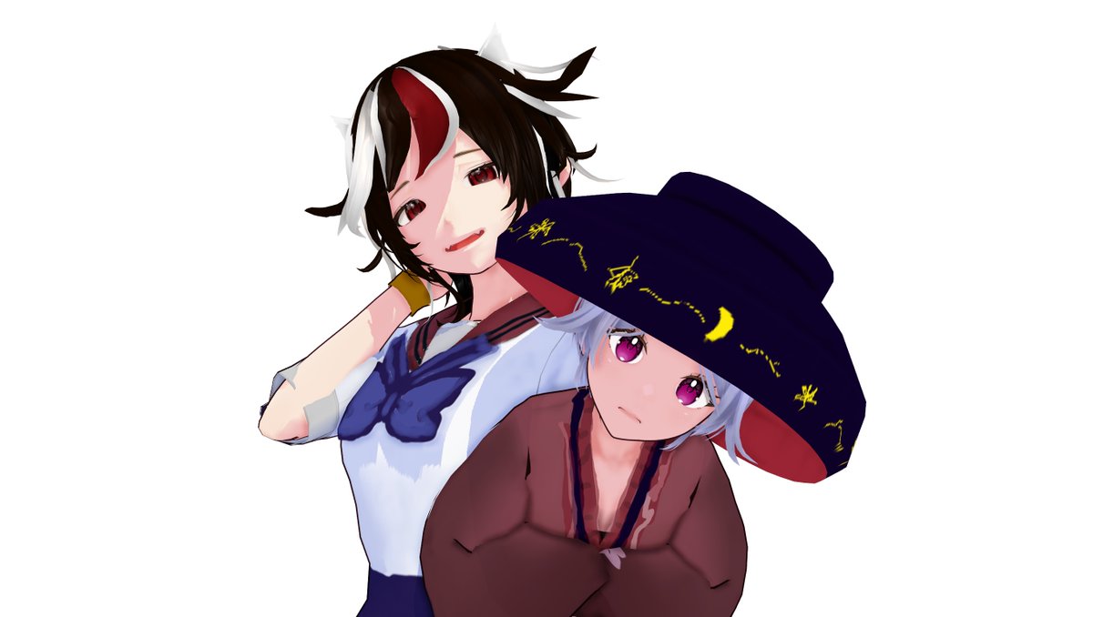 鬼芽(MMD) tweet media