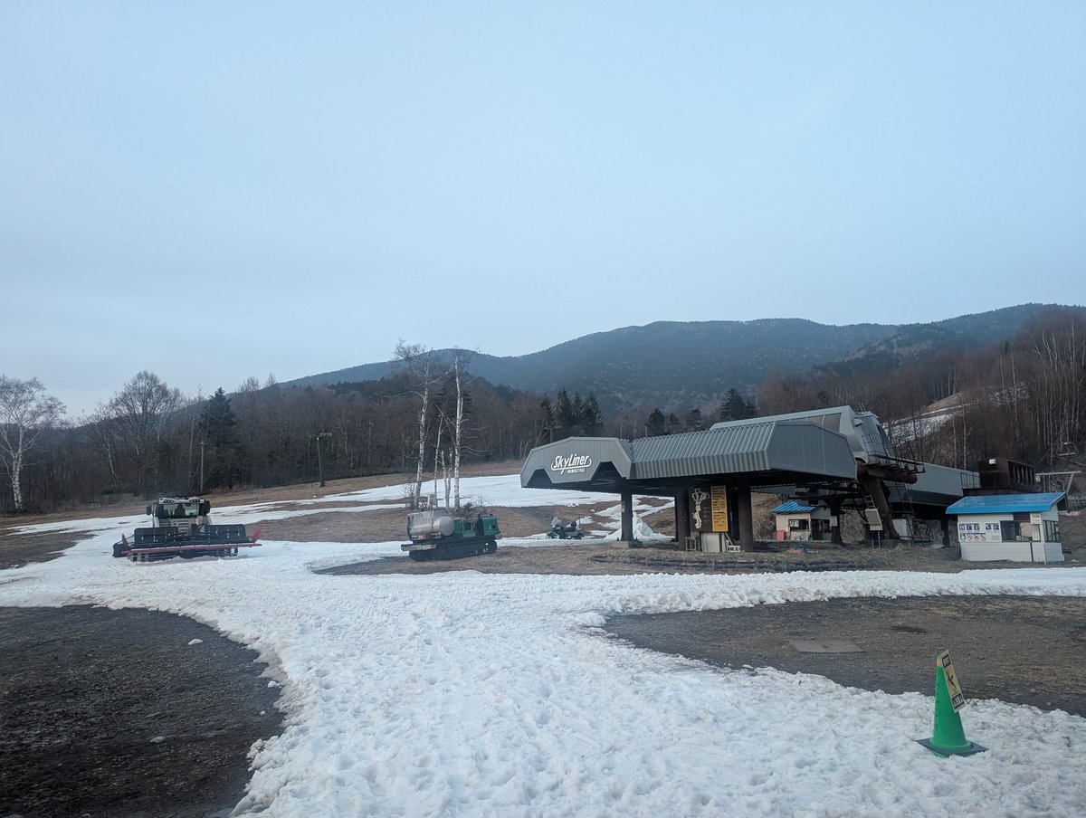 野麦峠スキー場@準備中 tweet media