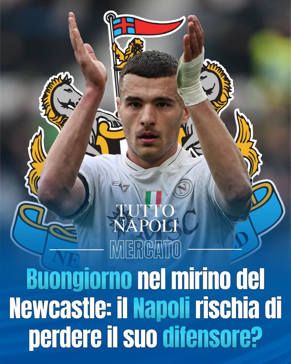 tuttonapoli's tweet image. Il #Newcastle mette nel mirino Alessandro #Buongiorno 💥🔥

L’ex Torino, alla seconda stagione in azzurro, è entrato in orbita Magpies, soprattutto se il centrale degli inglesi, Botman, dovesse lasciare la Premier in estate 🔵

Continua a leggere su #TuttoNapoli 📱 

#SerieA