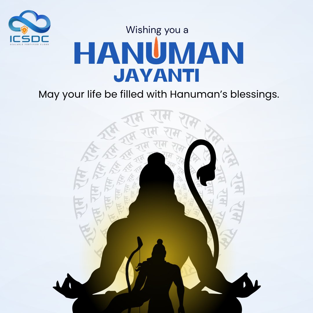 _icsdc's tweet photo. On this auspicious occasion of Hanuman Jayanti 🙏
May Lord Hanuman bless you with strength, courage, and wisdom to overcome every challenge in life.
Wishing you and your family peace, positivity, and success ✨
.
.
.
.
.
.
#HanumanJayanti #JaiHanuman #LordHanuman #ICSDC https://t.co/bnxiL0wDD2