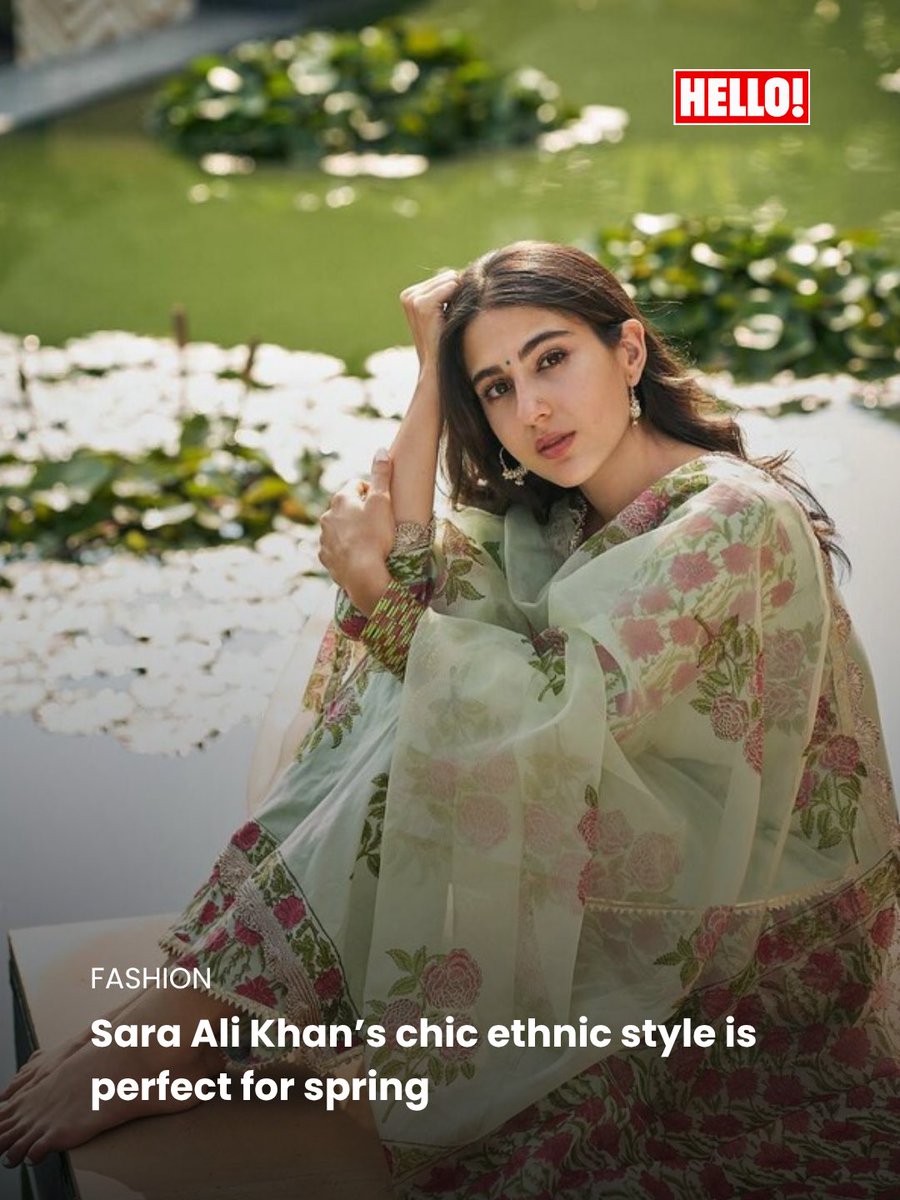 HELLOmagIndia's tweet image. From white chikankari classics to playful prints and vibrant hues, #SaraAliKhan’s #ethnic wardrobe is a masterclass in breathable fabrics, effortless styling and timeless Indian summer dressing.

hellomagazine.in/fashion/story/…

#HELLOMagazine #HELLOIndia #SpringFashion