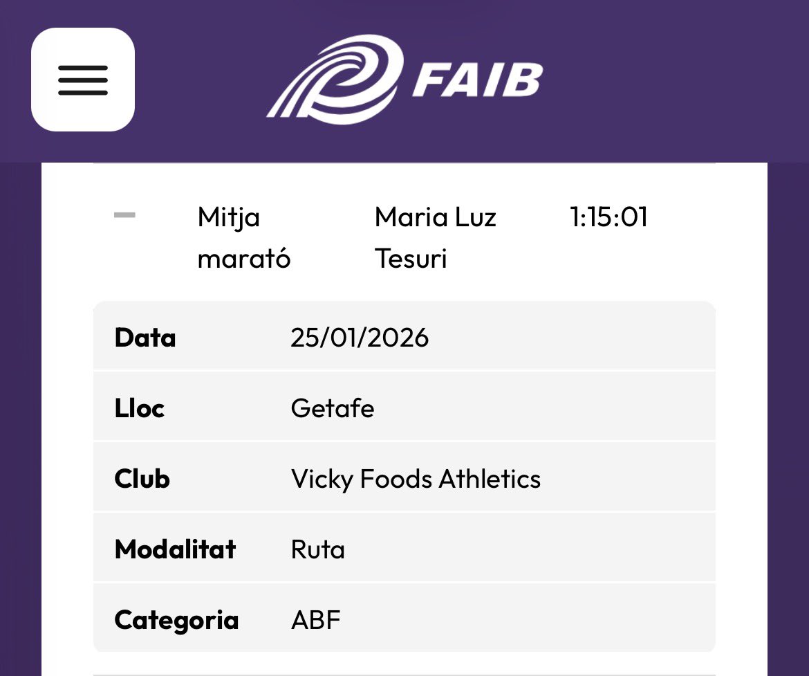 Federació d'Atletisme de les Illes Balears tweet media