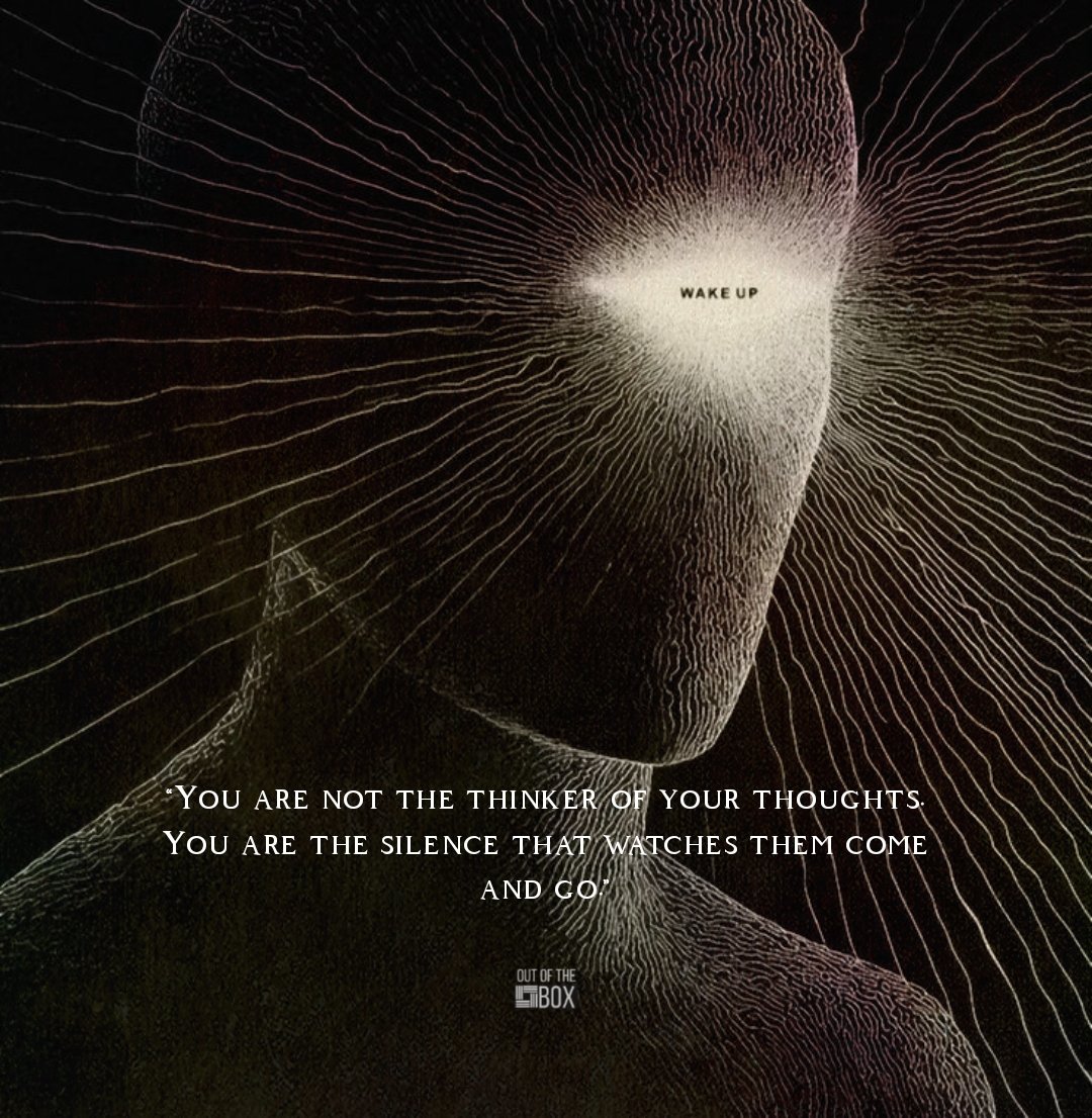 outofthebox_tw's tweet image. Stop believing every story your mind tells.

You are the awareness behind it.

Think differently. Question everything. Expand your mind.
#OutOfTheBox #YouAreNotYourThoughts #InnerSilence #motivation #lifelessons #personalgrowth