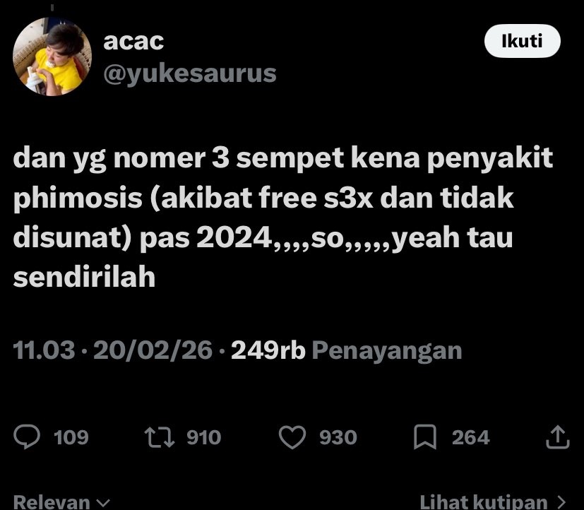 oalah lu juga yang nyebar rumor ini ya? kata gw mah sentuh rumput kak, udah gede kan kawanan lu? 😇 kalau sentuh rumput ngga cukup, untalen padang rumput