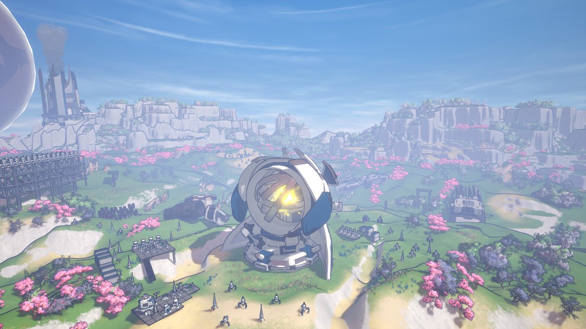 gamespark's tweet photo. 極限惑星を人類の楽園にテラフォーミングするオープンワールドサバクラ『テラテイカー』発表。巨大自動化拠点を建築して荒れ果てた大地を緑化【HOTな「サバイバルゲー」はこれだ！】
https://t.co/LJAXSK2KDp

敵対生物を撃退し、極寒の雪原や溶岩地帯で資源を集め、生産ラインを自動化しよう。 https://t.co/Mm4O3w52xv