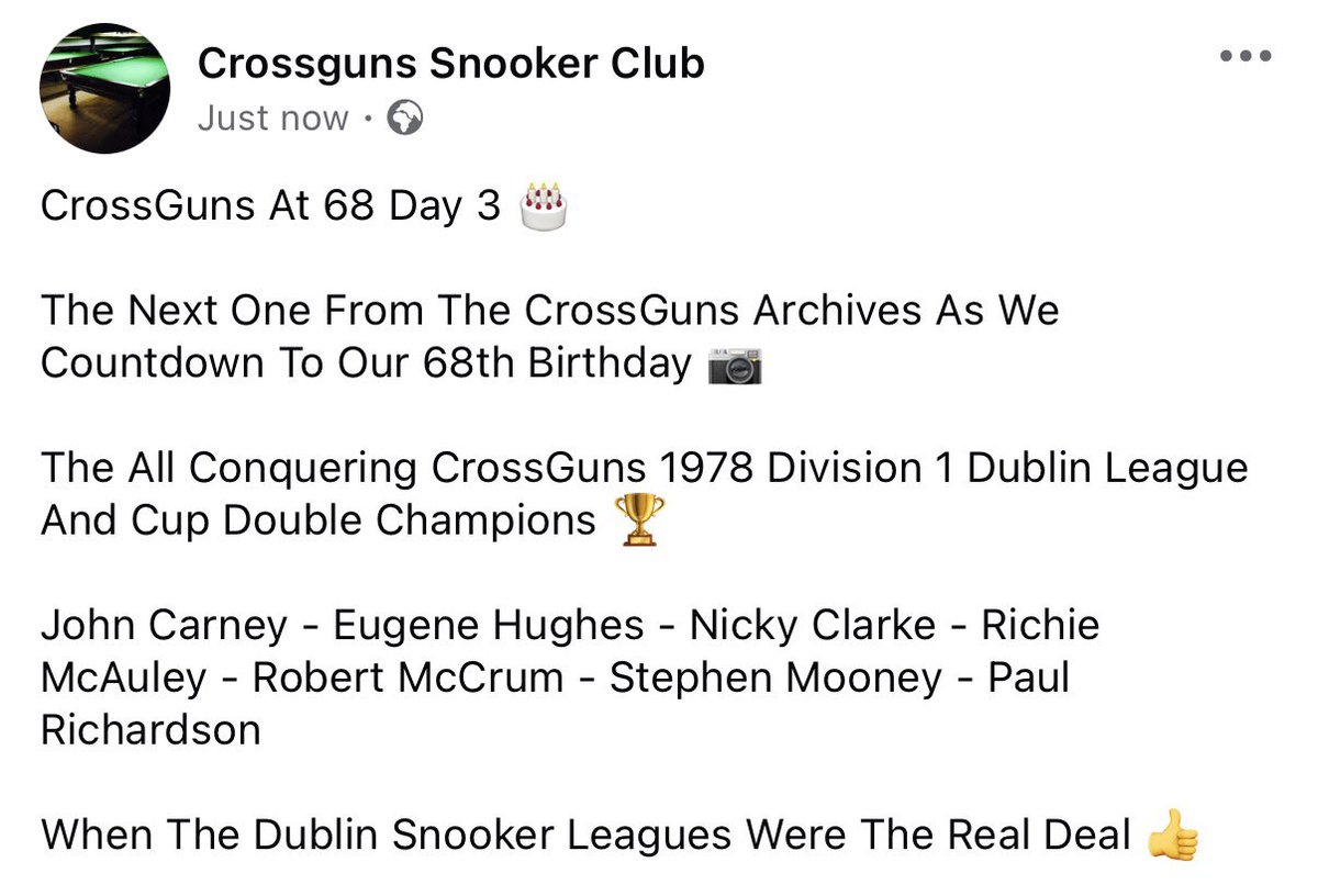 CrossGuns Snooker Club 🍀 tweet media