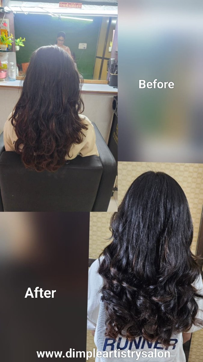 Dimpleartistry's tweet photo. Hair Transformation Alert at Dimple Artistry Salon.
Check out this amazing Before &amp; After hair transformation done at our salon in Kandivali West.
At Dimple Artistry Salon,
https://t.co/qeLCVp3viE
#hairtreatment #salon #makeupartist #hairstylist 
https://t.co/82Tk3OR7bl https://t.co/KoyWf8GLU4