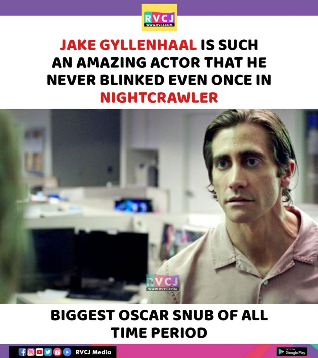 rvcjmovies's tweet image. Jake Gyllenhaal in Nightcrawler 🥶 

#jakegyllenhaal #nightcrawler #oscars #thriller #netflix