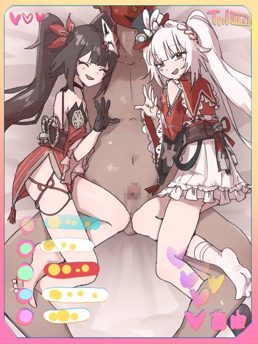 fanbox限定差分+5枚と文字なし差分(あとおまけの配信風差分)おいてます!
https://t.co/d3GRoqG7a7 