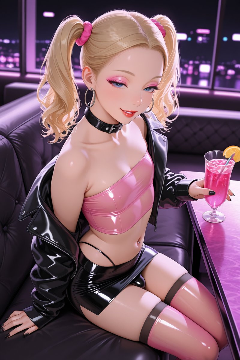 lilsisCassy's tweet photo. Chloe in shiny black &amp; pink latex
a little dangerous, a lot tempting~ ❤

#AIart #femboy #sissy #男の娘 https://t.co/s0pbe4vCmM